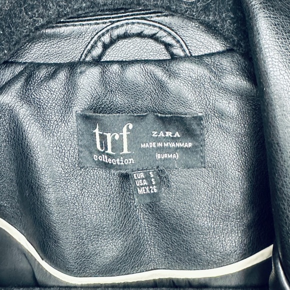 ZARA NWOT | Faux Leather Biker Jacket - Picture 8 of 8